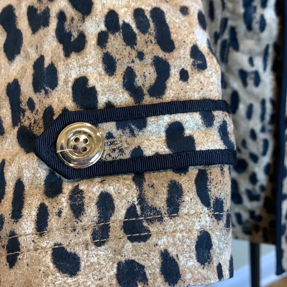 Whbm Leopard Print Short Swing Jacket - image 6